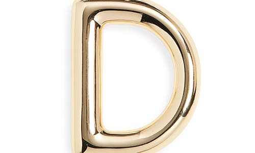 Roxanne Assoulin The Big Puffy Initial Pendant Necklace In Black