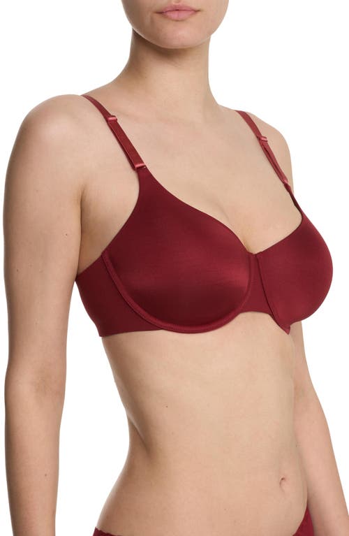 Natori Liquid Smooth Scoop T-shirt Bra In Red