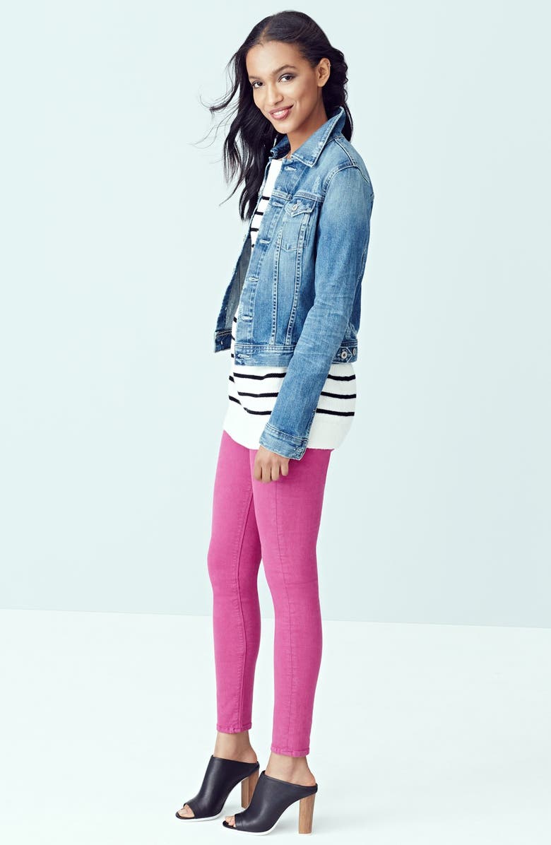 Hudson Jeans 'Krista' Super Skinny Jeans, Alternate, color, 