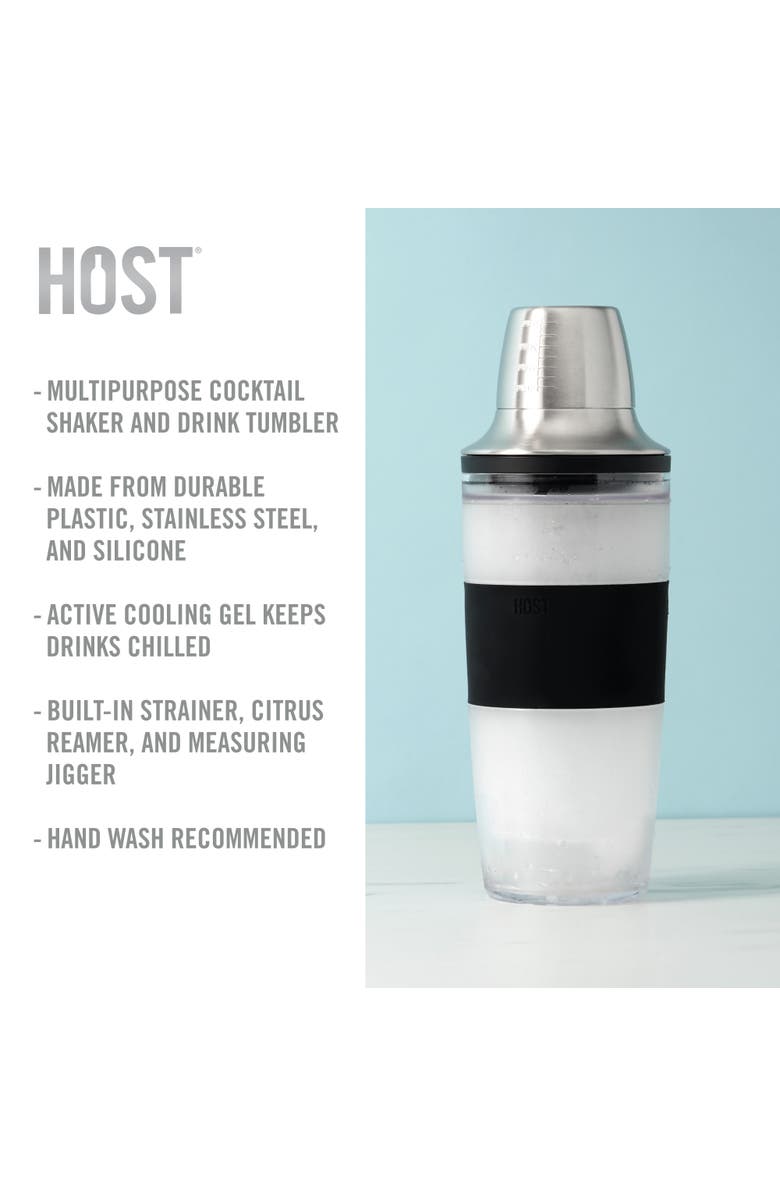 HOST Cocktail Shaker FREEZE, Alternate, color, Black