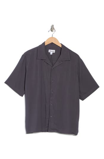 Abound Camp Shirt In Grey Stonehenge