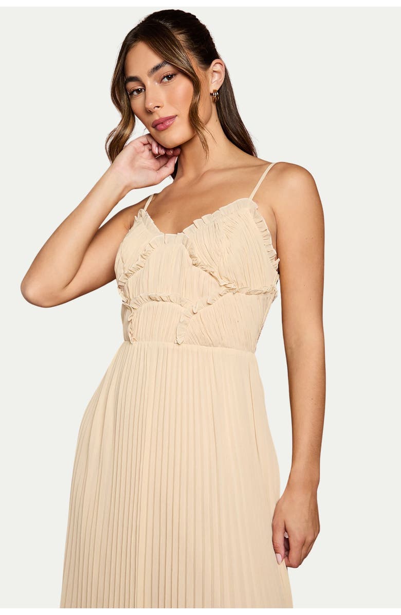 Oasis Bridesmaid Dress With Ruffle Detail, Alternate, color, Ivory
