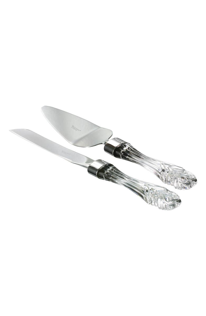 Waterford 'Wedding' Lead Crystal Cake Knife & Server, Alternate, color, Clear