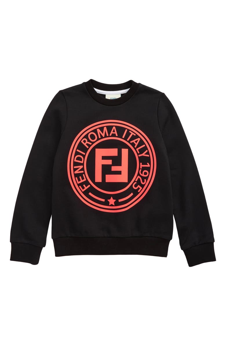 Fendi Logo Sweatshirt, Main, color,