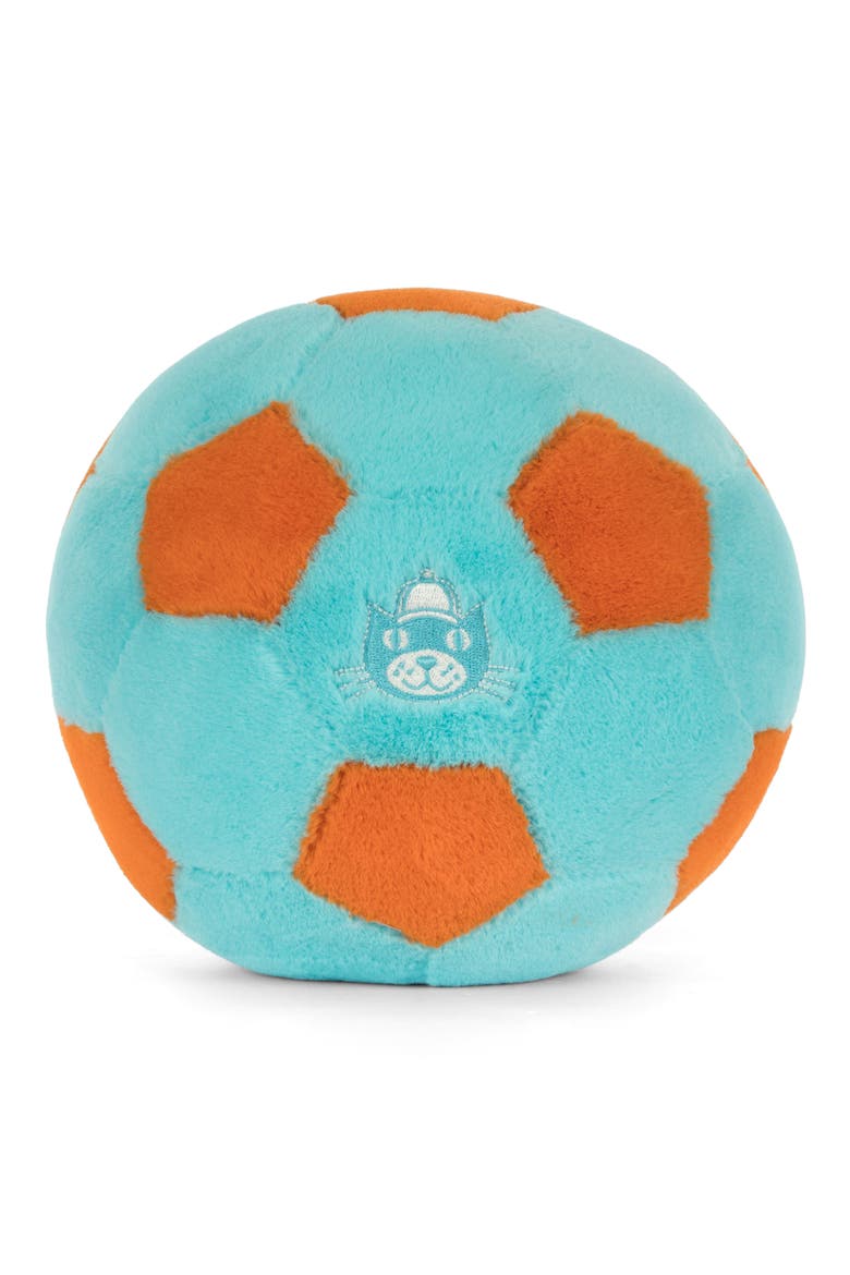 Amuseables Jellycat Soccer Ball Large Plushie, Alternate, color, TURQUOISE MULTI