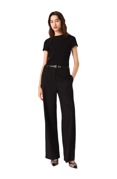 Rhinestone suit trousers