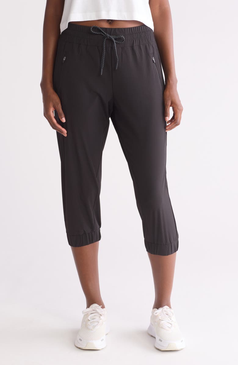 KYODAN Woven Capri Pants, Main, color,