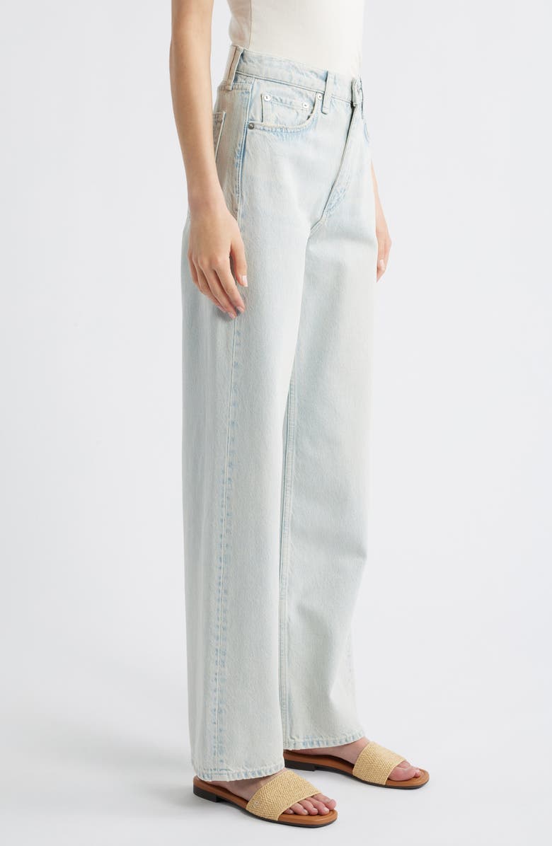 rag & bone Shea High Waist Relaxed Straight Leg Jeans, Alternate, color, 
