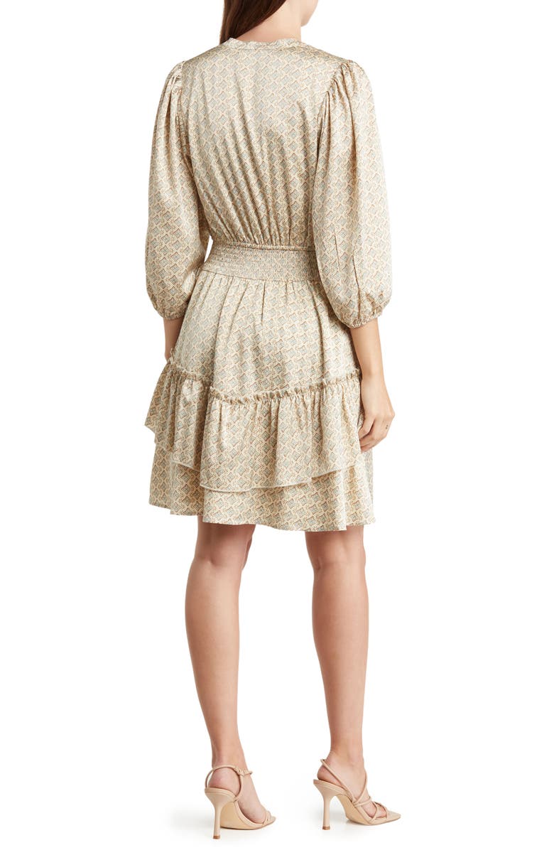 Grey Collective Balloon Sleeve Tiered Ruffle Dress | Nordstromrack
