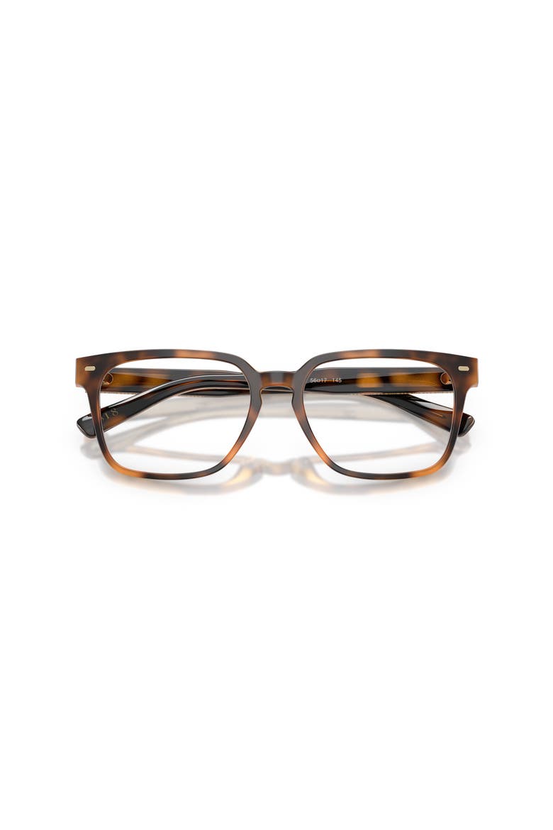 54mm Rectangle optical glasses, Alternate, color, Tortoise