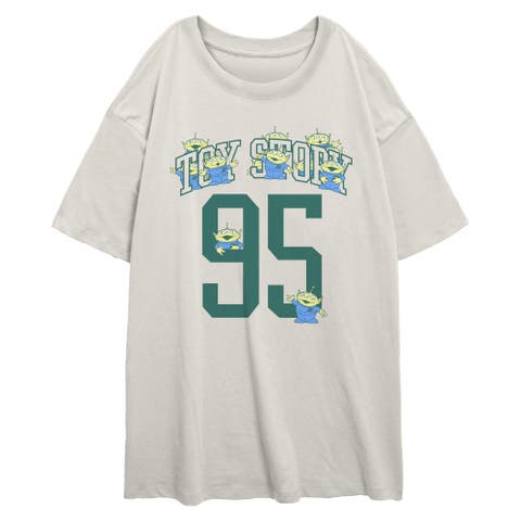 Junior's Varsity 95 Aliens Short Sleeve Oversized T-shirt