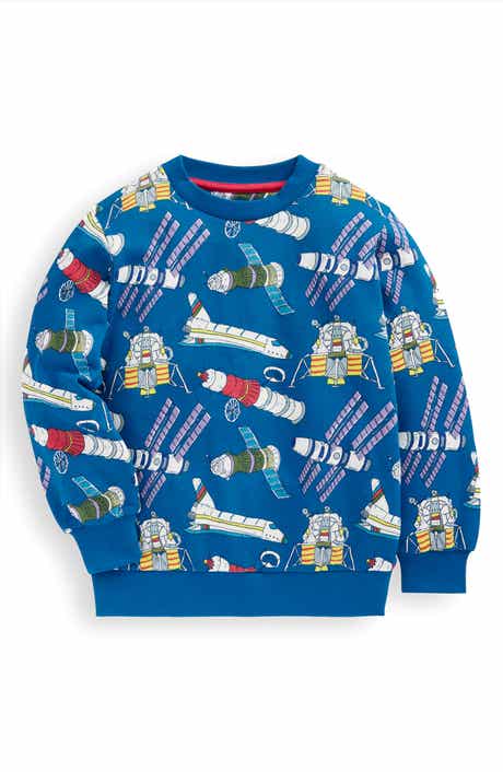Mini Boden Kids' Satellite Print Cotton Sweatshirt