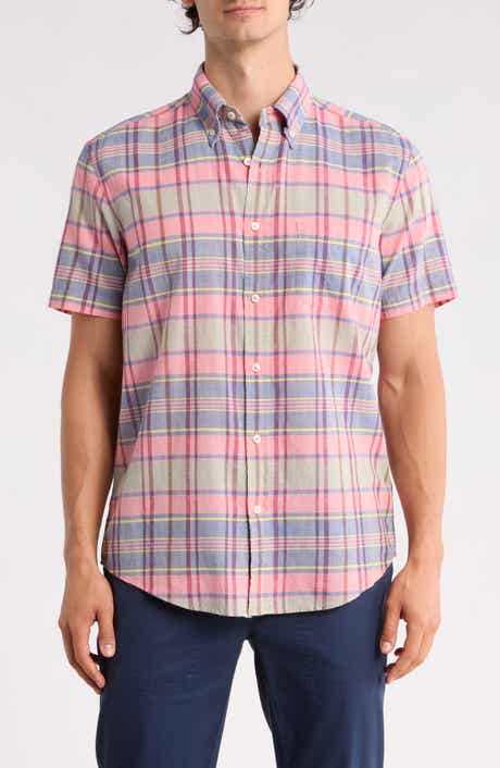 Brooks Brothers Sport Fit Short Sleeve Cotton Button-Up Shirt