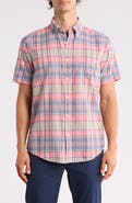 Brooks Brothers Sport Fit Short Sleeve Cotton Button-Up Shirt