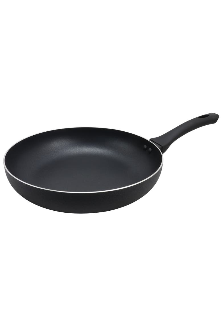 Ashford 12 inch Aluminum Frying Pan in Black, Main, color, Black