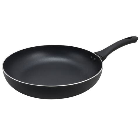 Ashford 12 inch Aluminum Frying Pan in Black