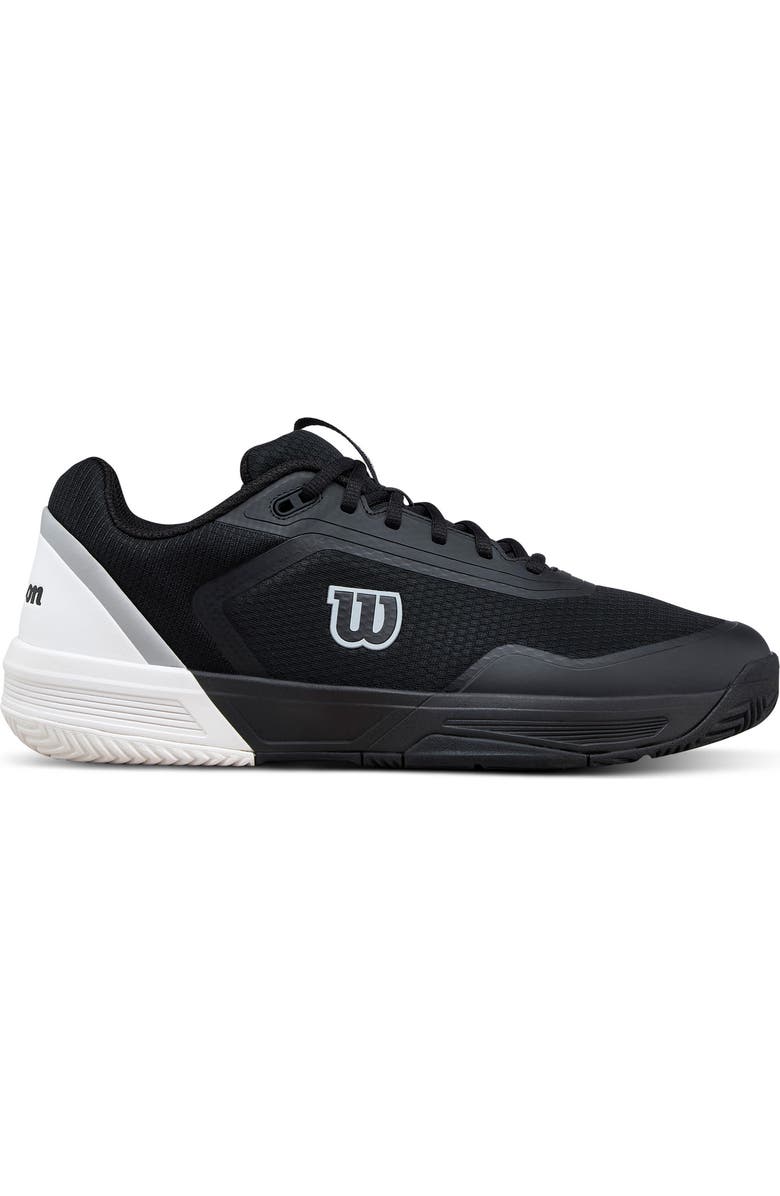 WILSON CourtGlide Tennis Shoe, Alternate, color, Black / White / Lunar Rock
