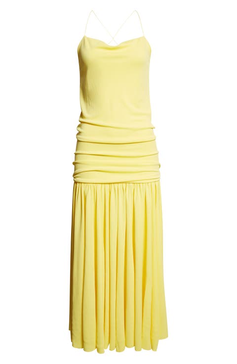 The Abiha Gathered Drop Waist Dress