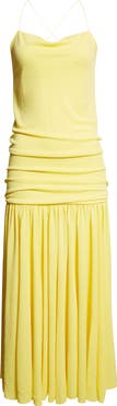 Jacquemus The Abiha Gathered Drop Waist Dress