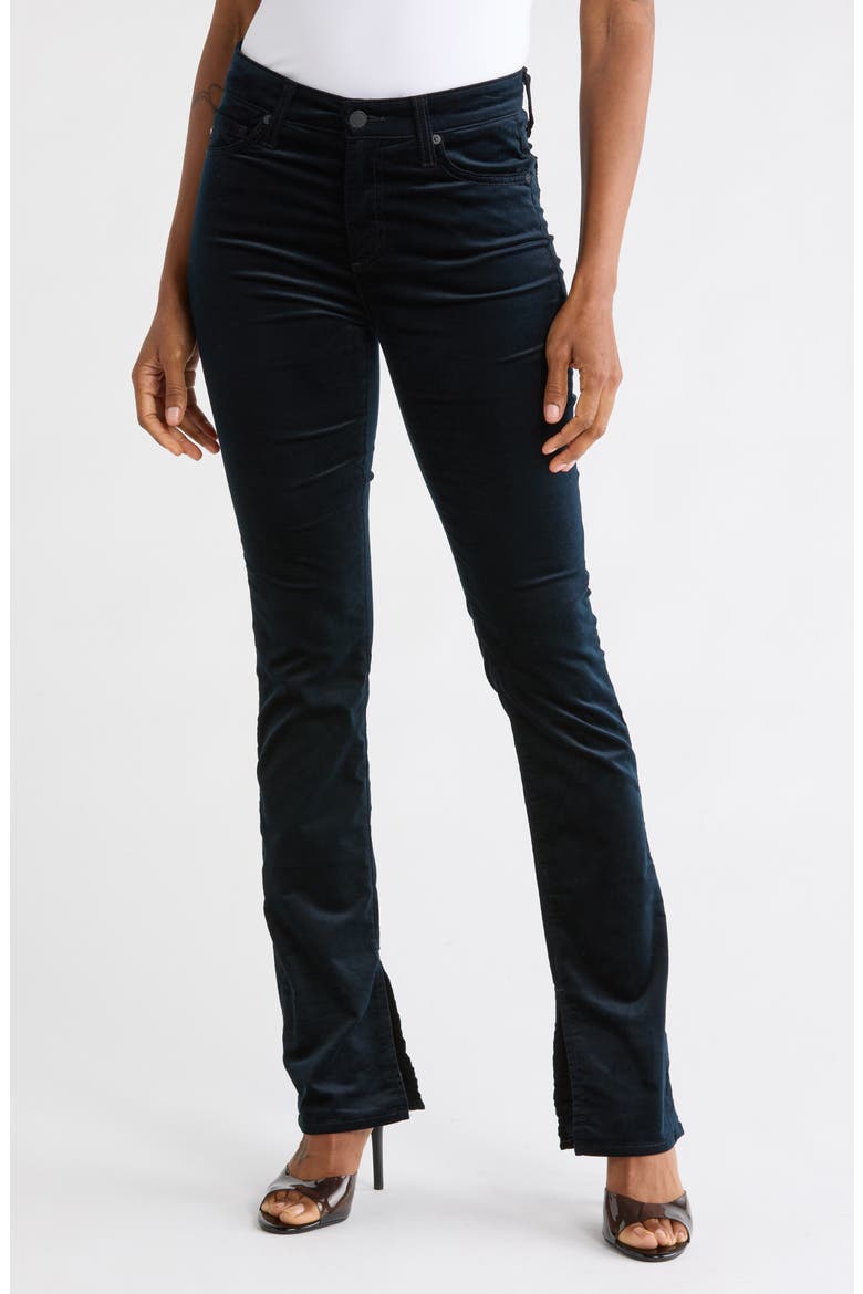 Mari Extended Skinny Jeans, Main, color, SUPER BLACK
