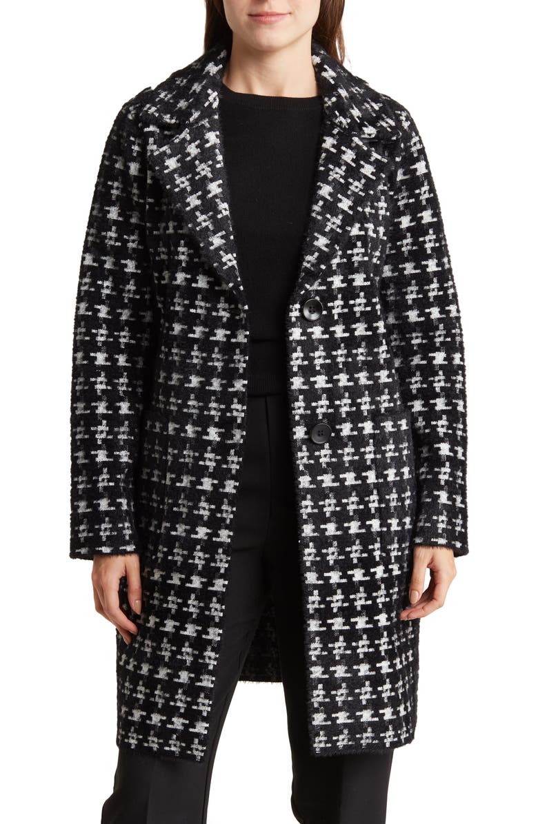 NVLT Houndstooth Sweater Coat, Alternate, color,