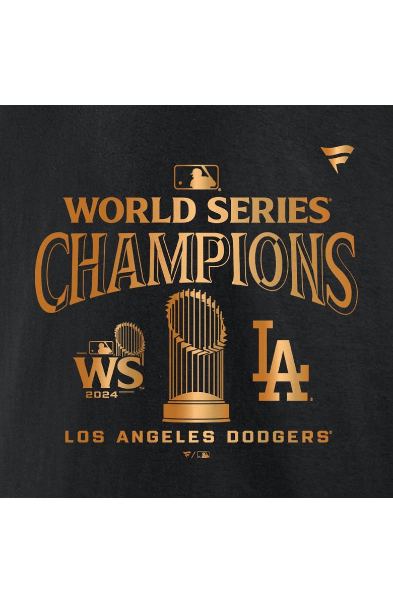 FANATICS Men's Fanatics Black Los Angeles Dodgers 2024 World Series Champions Big & Tall Parade T-Shirt, Alternate, color,