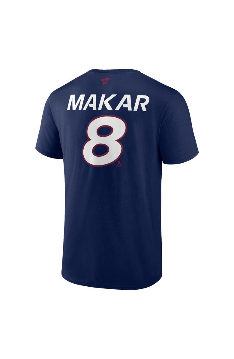 FANATICS Men's Fanatics Branded Cale Makar Navy Colorado Avalanche Authentic Pro Prime Name & Number T-Shirt, Alternate, color, 