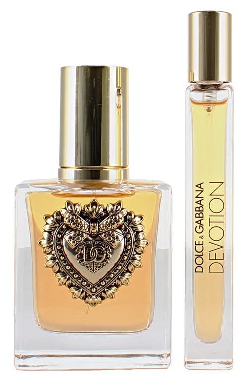 Dolce & Gabbana Dolce&gabbana Devotion Eau De Parfum Set $175 Value In Transparent