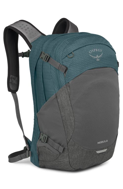 Shop Osprey Nebula 32-liter Backpack In Cascade Blue/coal Grey Heather