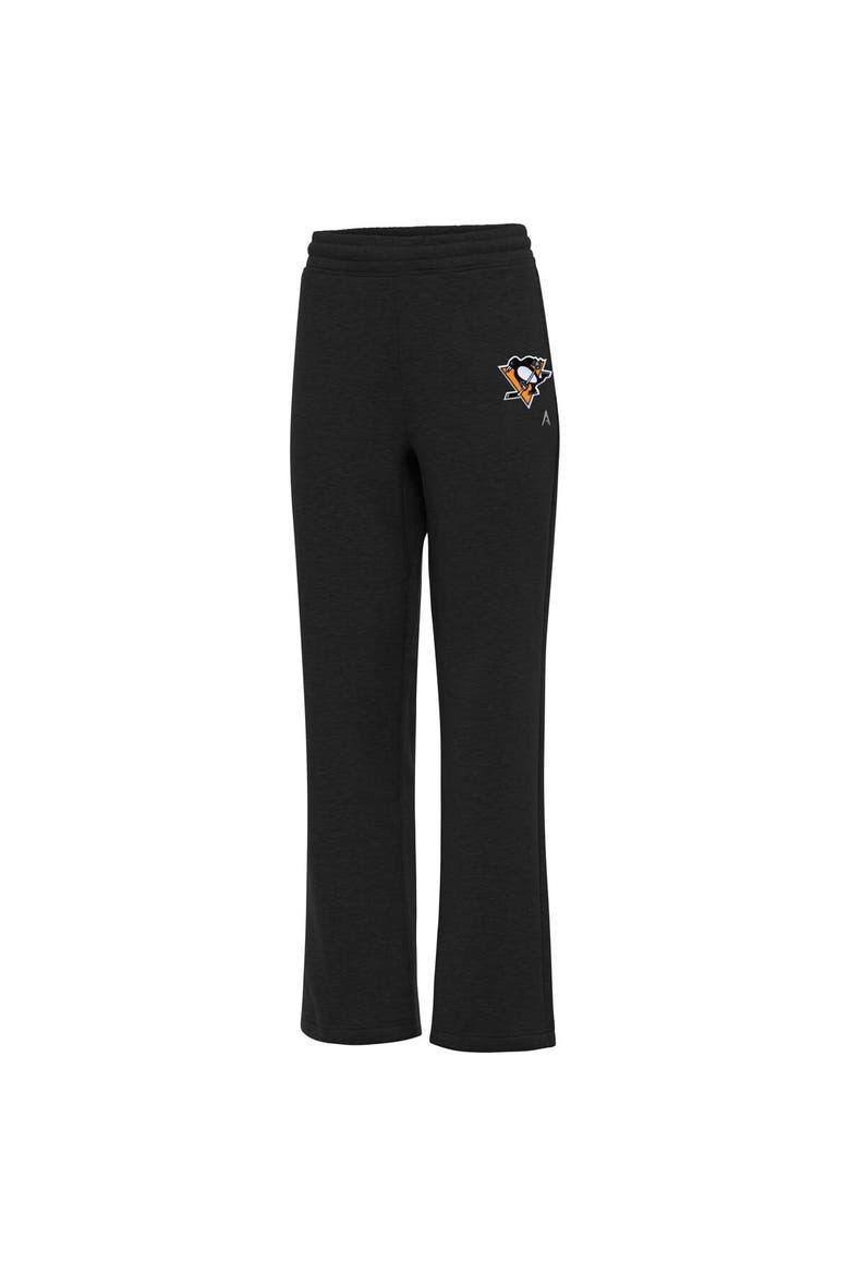 Women's Antigua Black Pittsburgh Penguins Victory Sweatpants, Main, color, Black