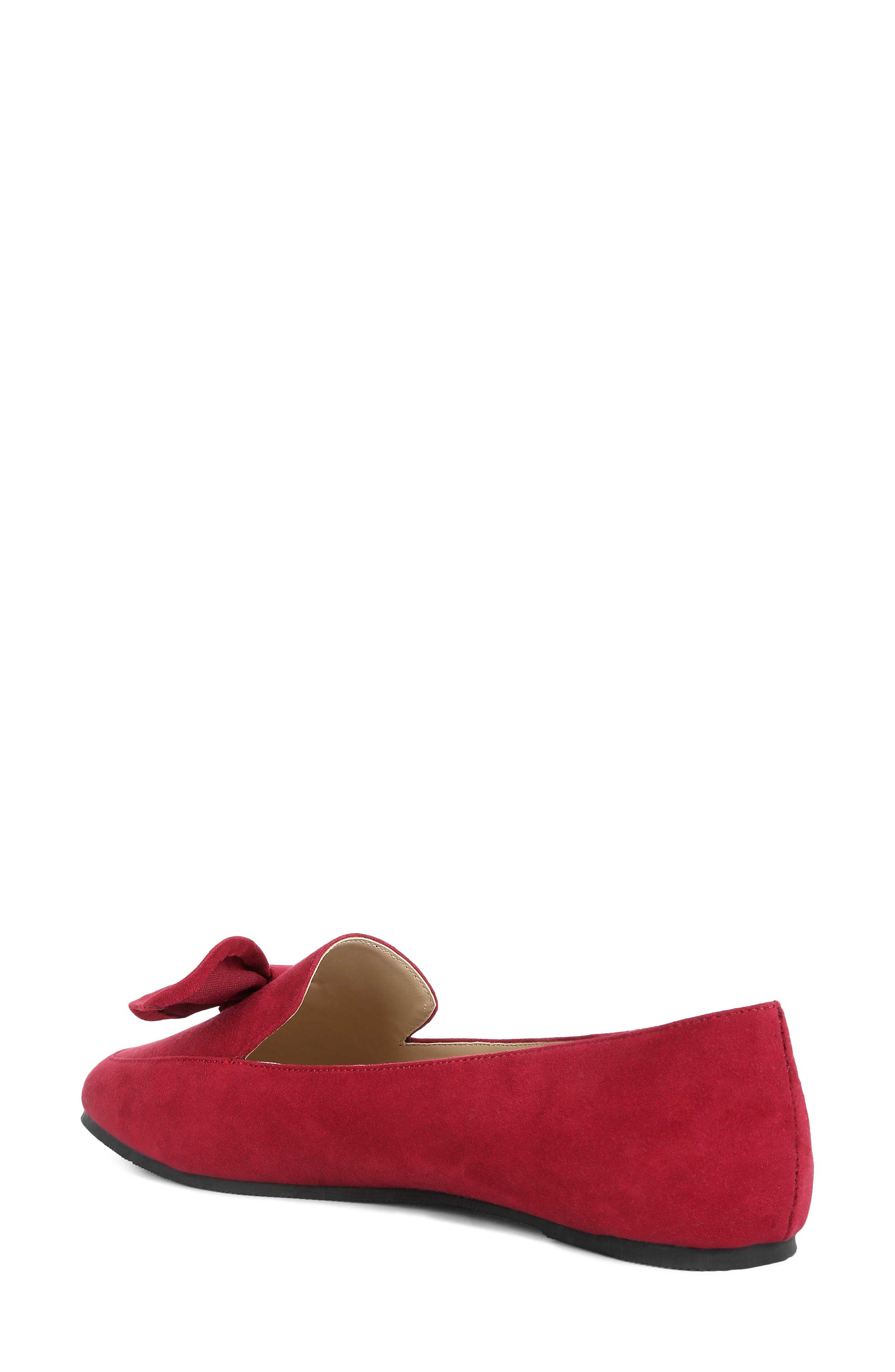 Remee Bow Loafer, Alternate, color, RED