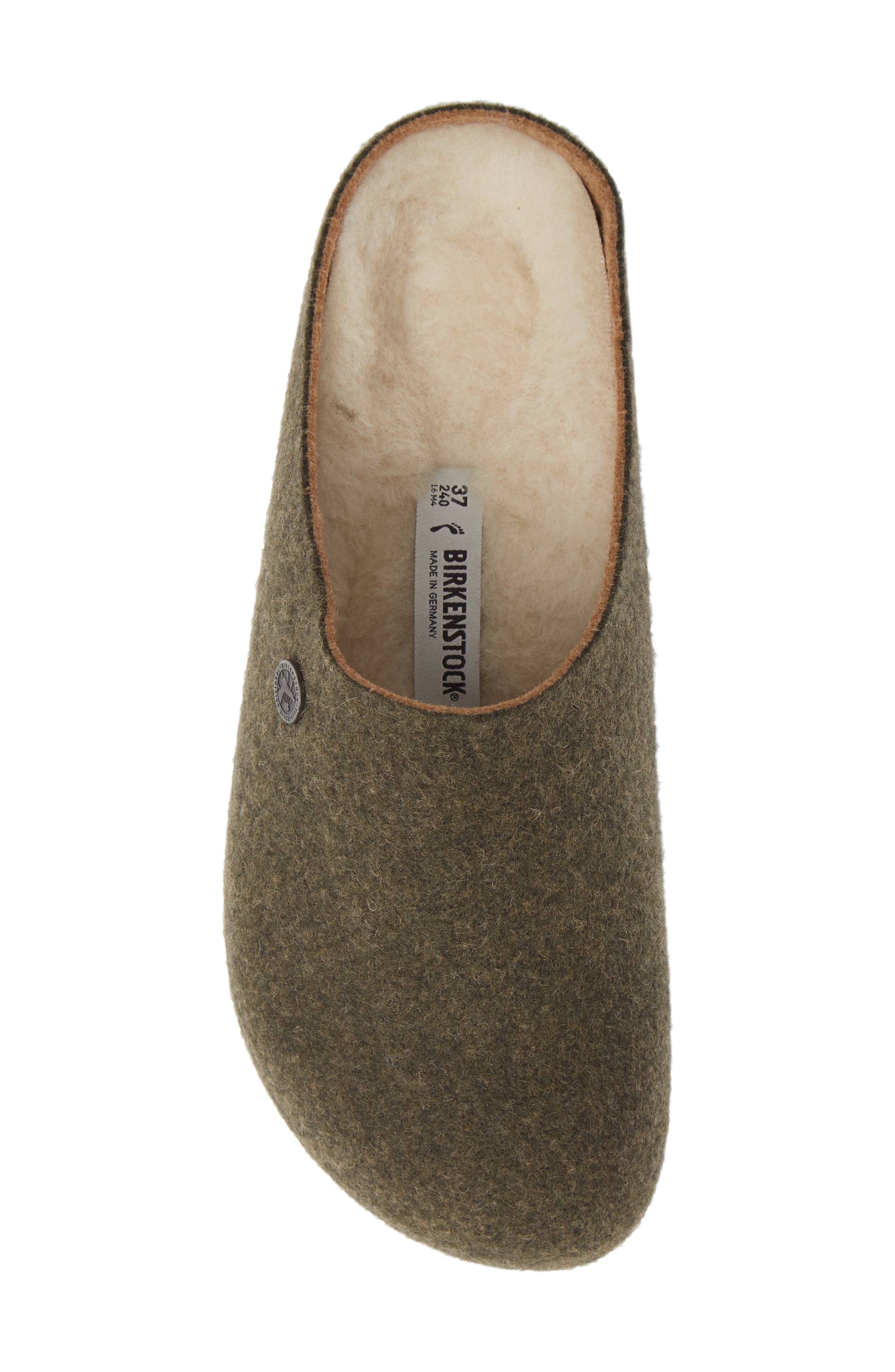 Kaprun Happy Mule, Alternate, color, KHAKI WOOL