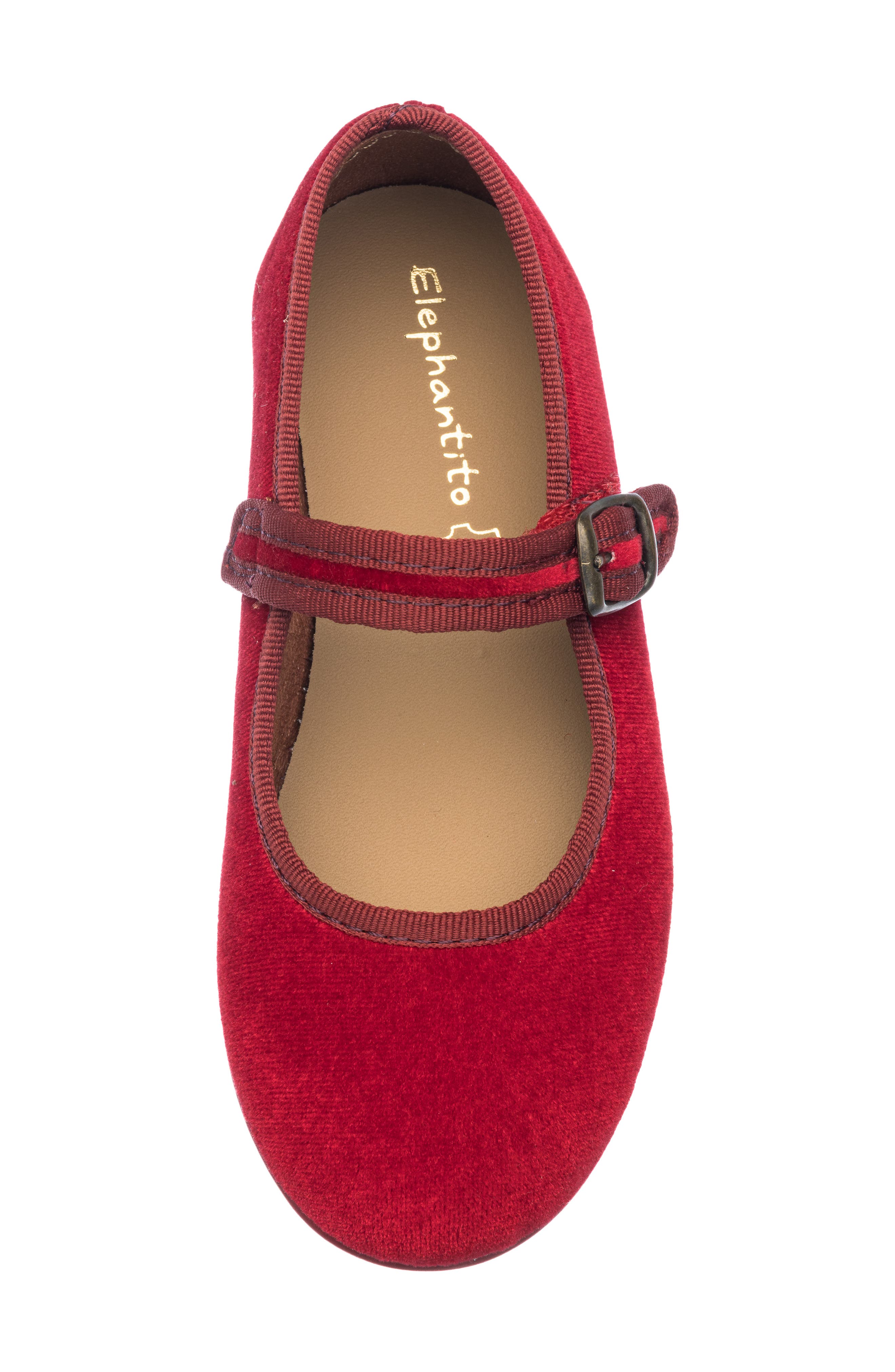 Kids' Double Strap Mary Jane, Alternate, color, RED