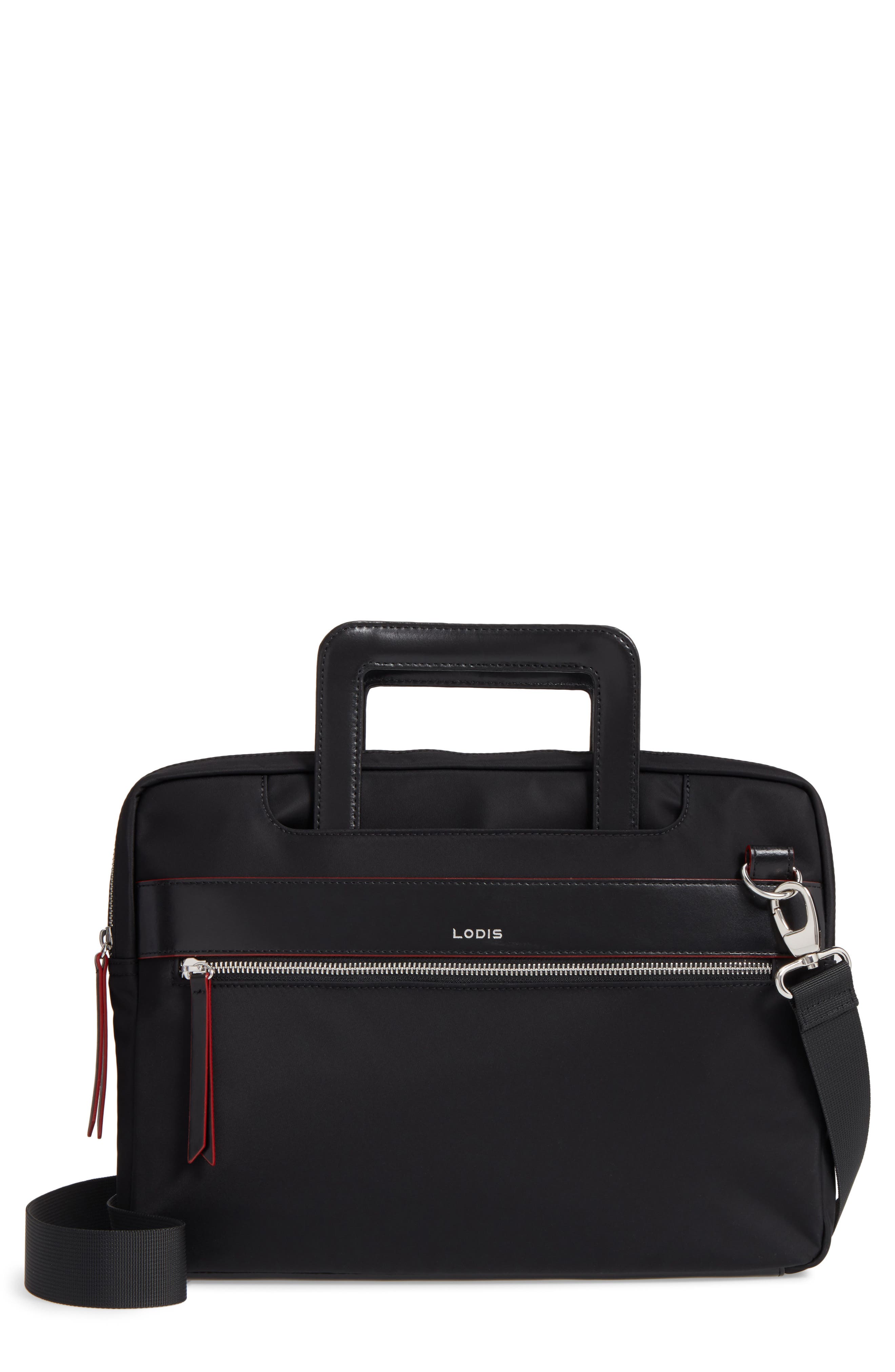 LODIS Los Angeles Kate Under Lock & Key Cora Laptop Crossbody Bag, Main, color, 