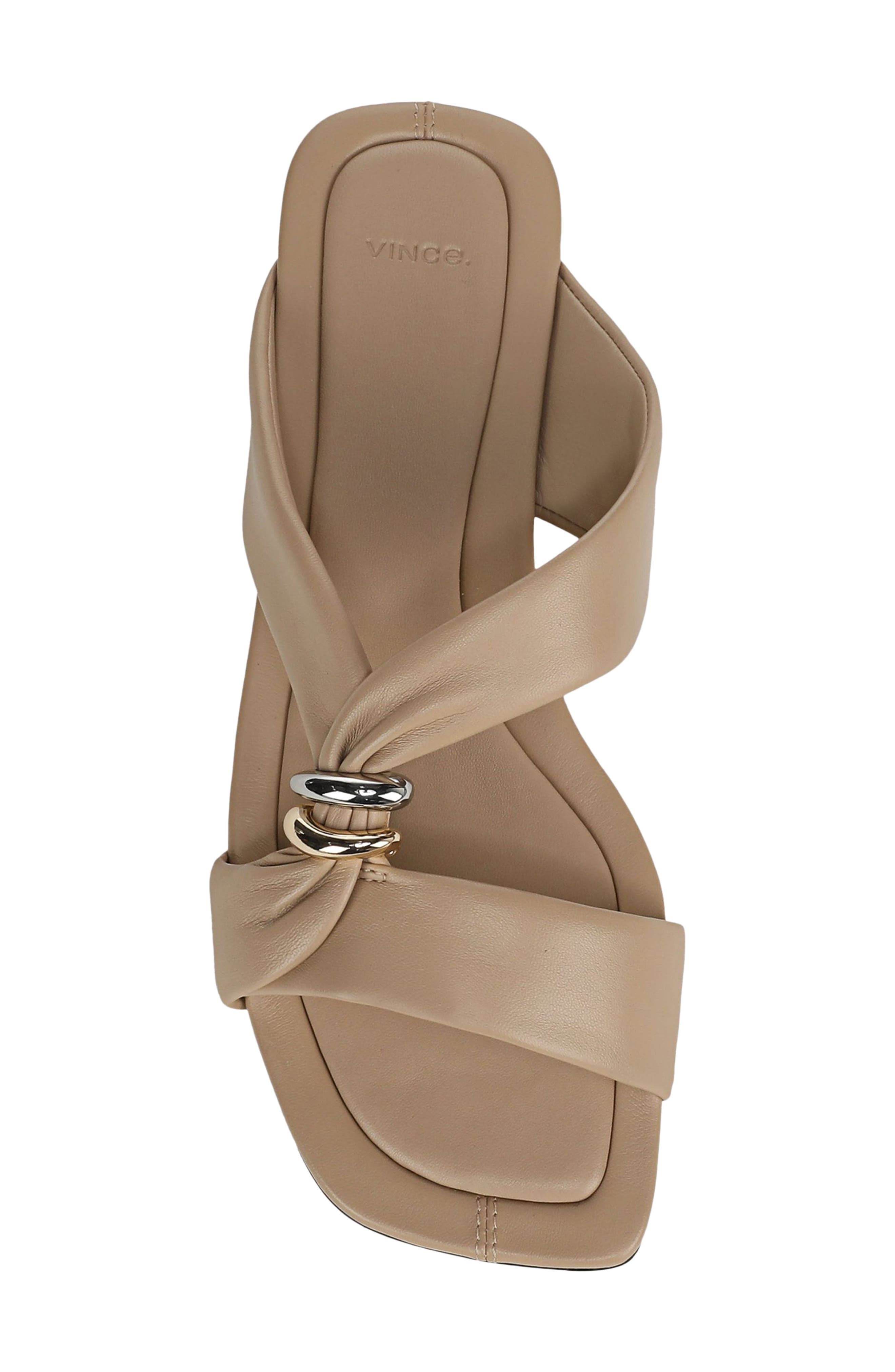 Vilma Two-Strap Sandal, Alternate, color, WARM ALMOND