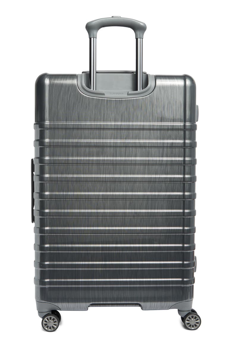 Rollmaster™ Lite 2 28-Inch Expandable Large Checked Hardside Spinner Luggage, Alternate, color, JET GREY