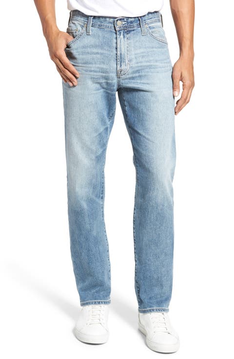 Everett Slim Straight Fit Jeans (Bright Sky)