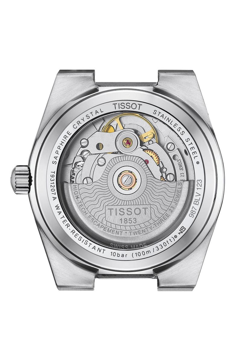 Tissot PRX Powermatic 80 Two-Tone Bracelet Watch, 35mm, Alternate, color, Light Blue