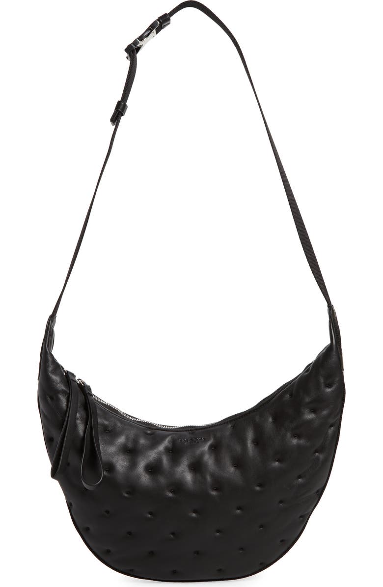 rag & bone Riser Leather Crossbody Bag, Main, color,
