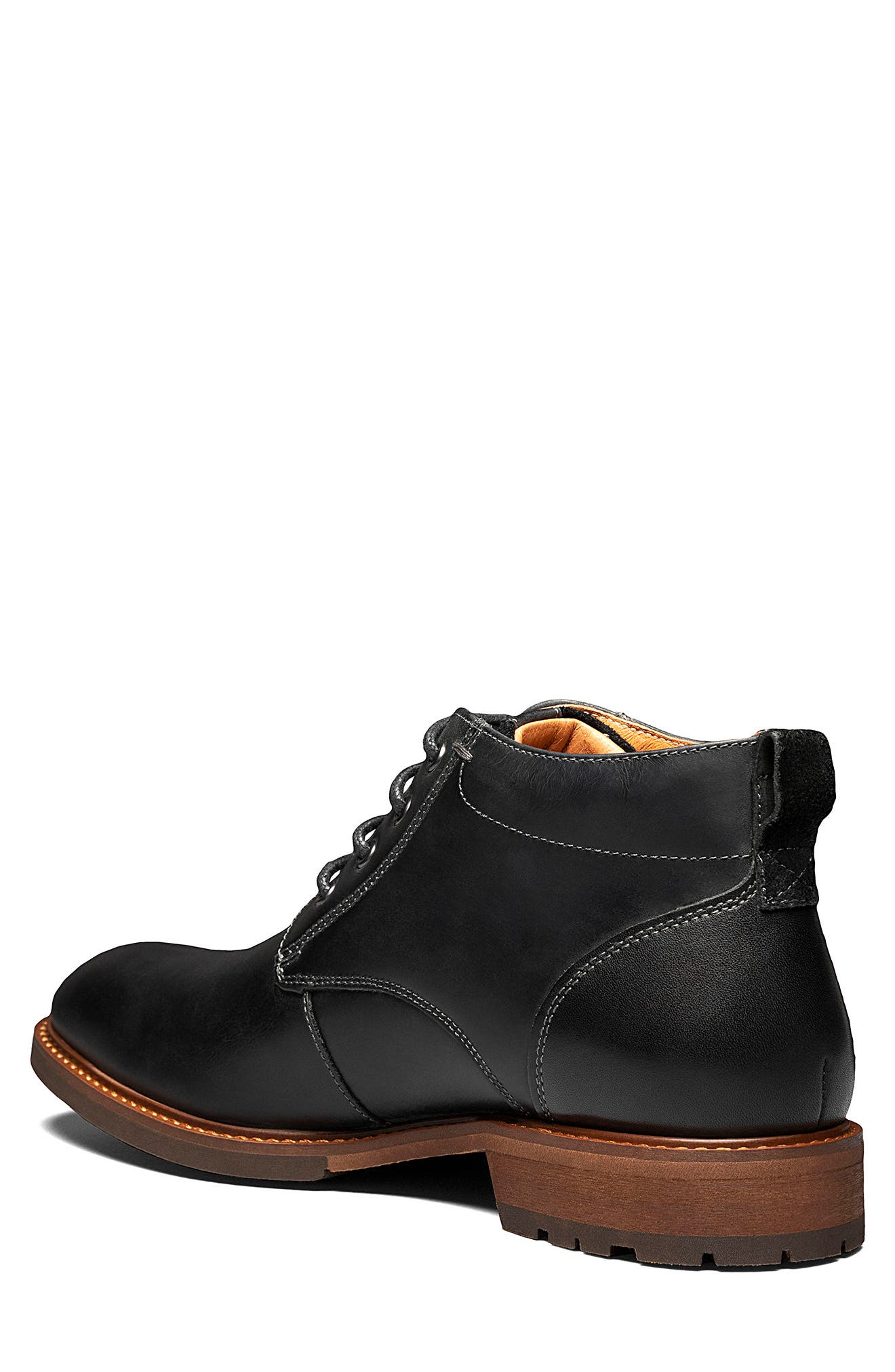 Florsheim Lodge Plain Toe Boot, Alternate, color, Black
