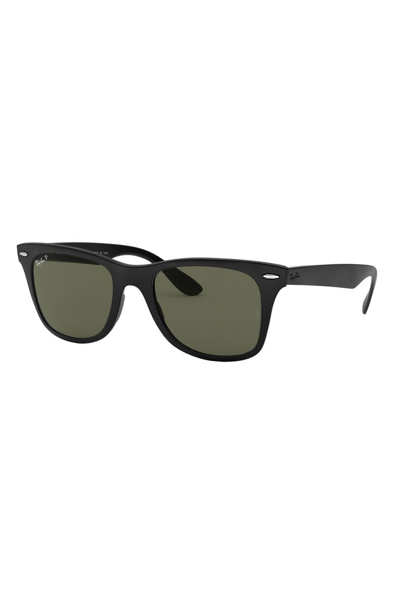 Ray-Ban 52mm Polarized Rectangular Sunglasses, Alternate, color, 