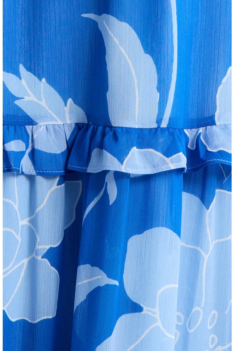 Seabloom Floral Gauri Off the Shoulder Maxi Dress, Alternate, color, COBALT-BLUE