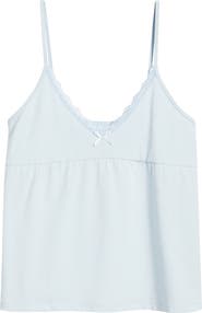 BP. Lace Trim Stretch Cotton Camisole