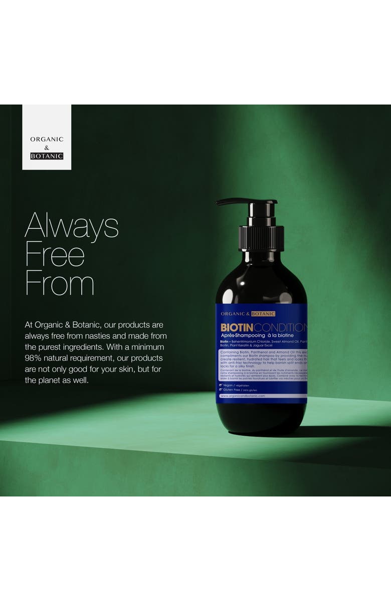 ORGANIC & BOTANIC Biotin Conditioner 500ml, Alternate, color, White
