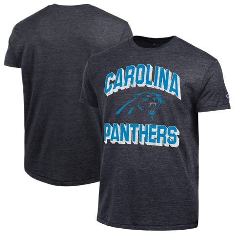 Men's Champion Black Carolina Panthers Ultimate Tri-Blend T-Shirt