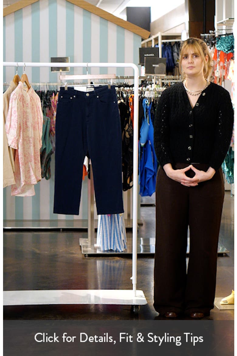 Kristy High Waist Capri Jeans video