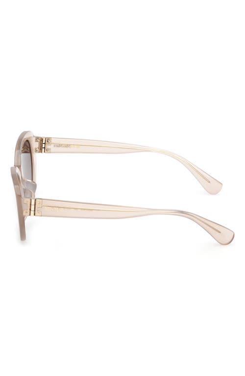 Max Mara 54mm Round Sunglasses