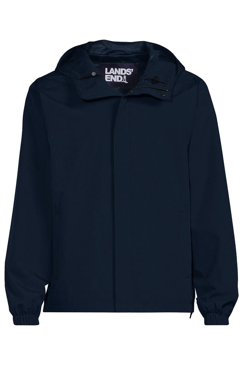 Squall Waterproof Packable Rain Jacket, Alternate, color, Radiant Navy