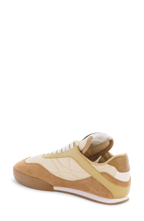 Chloé Lace-up Sneakers In Light Ochre