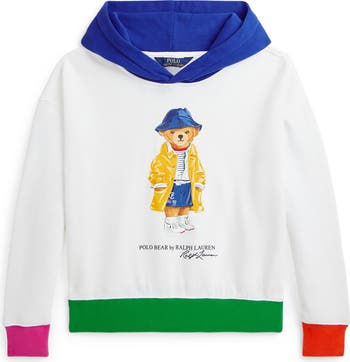 Polo Ralph Lauren Kids' Sailing Polo Bear Colorblock Fleece